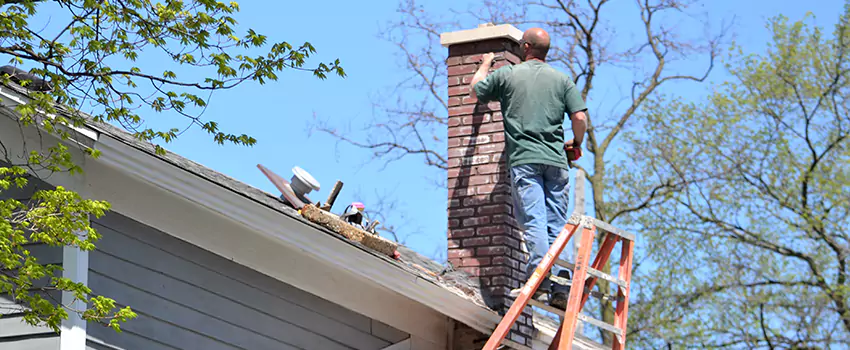 Vinyl and PVC Chimney Flashing Installation in Charleston, IL
