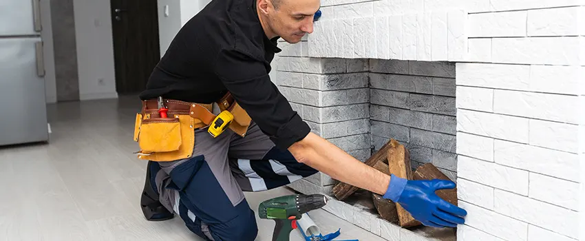 Fireplace Damaged Damper Frame Repair Services in Charleston, Illinois