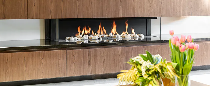 Double-height Fireplace Design Refurbishment in Charleston, Illinois